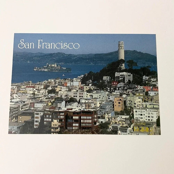 Vintage Lot of 5 San Francisco Post Cards Golden  Gate Bridge City Hall Alcatraz - Picture 8 of 16